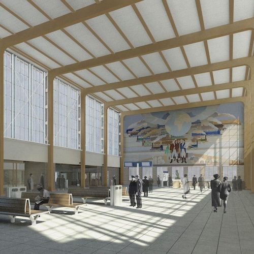 Visualisatie Amstel Station